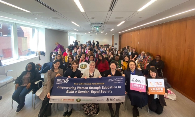 Outcome Sharing Participating in the NGO CSW69 Parallel Forum: Empowering Women Through Education to Build a Gender-Equal Society